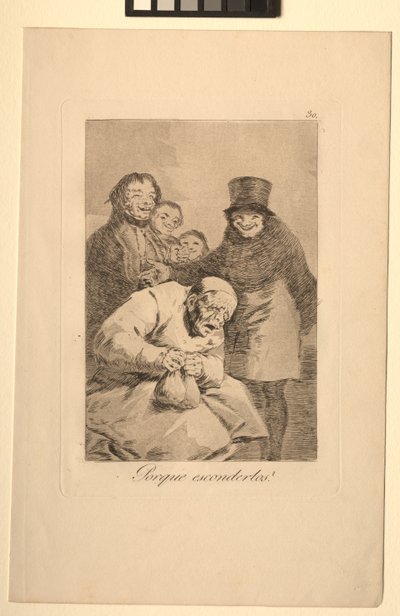 Caprichos: Warum sie verstecken von Francisco de Goya