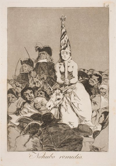 Es nützt nichts von Francisco de Goya