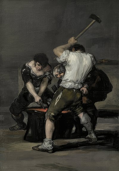 Die Schmiede von Francisco de Goya