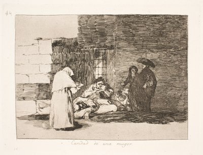 Die Barmherzigkeit einer Frau (49) von Francisco de Goya