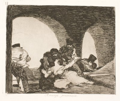 Ein schrecklicher Tod (13) von Francisco de Goya