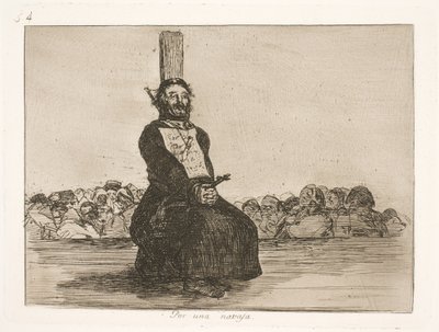 Um eines Messers willen (34) von Francisco de Goya
