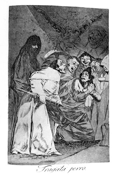 Fragata perro, 1799 von Francisco de Goya