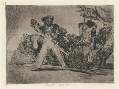 Fuerte cosa es! (Das ist hart!) von Francisco de Goya