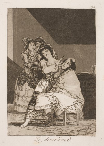 Sie häutet ihn von Francisco de Goya