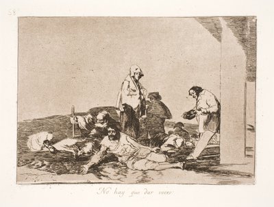Was nützt es zu klagen (58) von Francisco de Goya