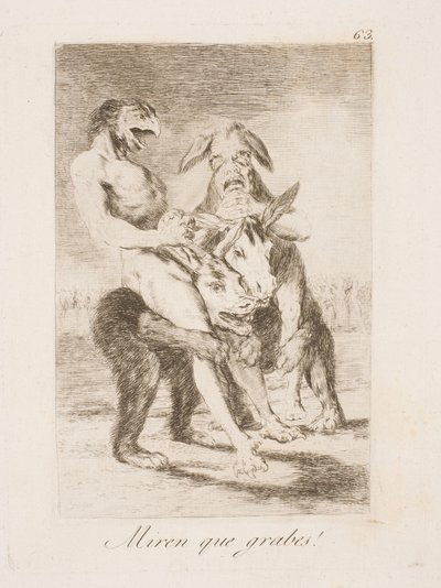 Welche Ernsthaftigkeit von Francisco de Goya