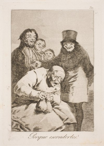 Warum sie verstecken? von Francisco de Goya