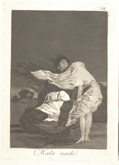 In der Dunkelheit der Nacht von Francisco de Goya