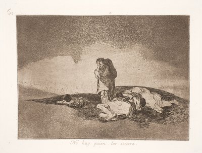 Niemand zu helfen (60) von Francisco de Goya