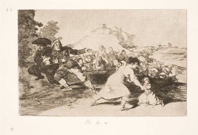 Ich sah es von Francisco de Goya