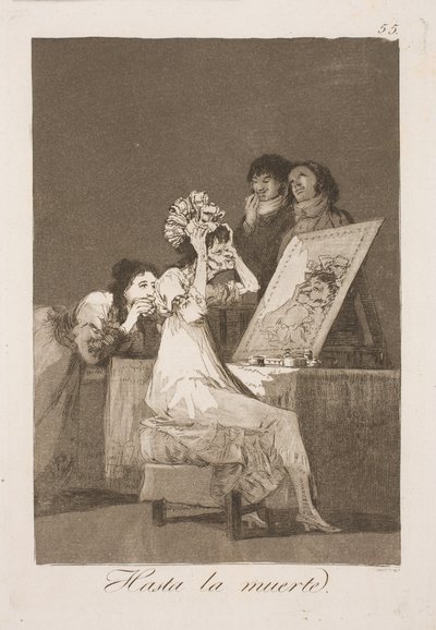 Bis zu seinem Tod von Francisco de Goya