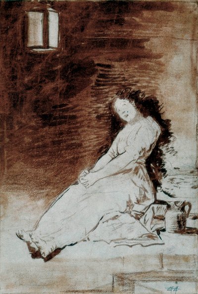 Los Caprichos: „Weil sie empfänglich war“ von Francisco de Goya