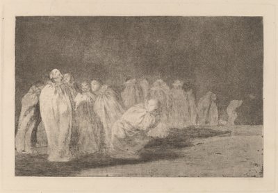 Die Männer in Säcken von Francisco de Goya