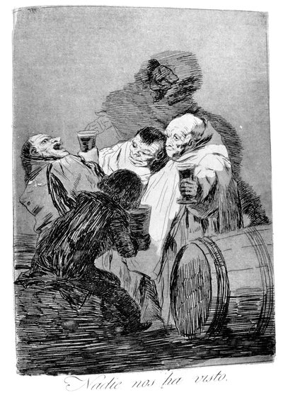 Niemand hat uns gesehen, 1799 von Francisco de Goya