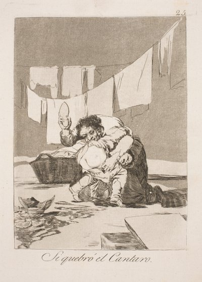 Wenn man den Krug zerbrochen hat von Francisco de Goya