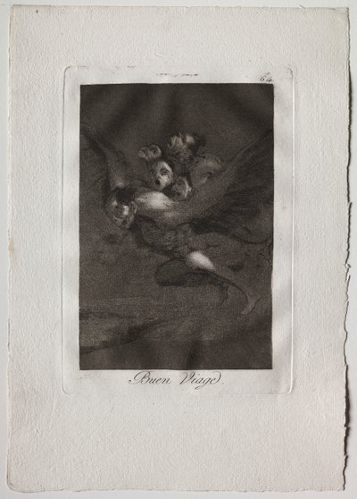 Ochenta Caprichos: Gute Reise von Francisco de Goya