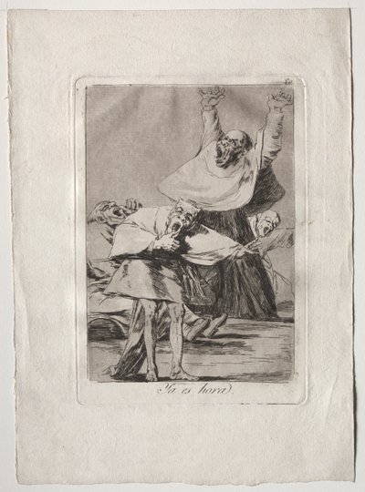 Ochenta Caprichos: Es ist Zeit von Francisco de Goya