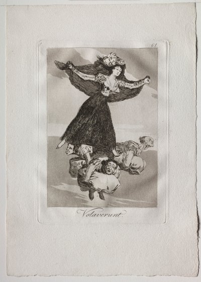 Ochenta Caprichos: Volaverunt, 1793-1798 von Francisco de Goya