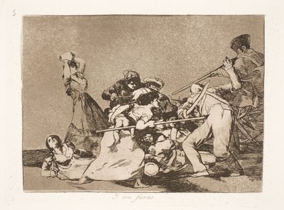Und sie sind wie Furien (5) von Francisco de Goya