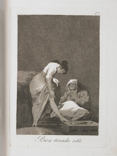 Platte aus Los Caprichos, 1797-1798 von Francisco de Goya