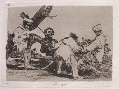 Warum? von Francisco de Goya