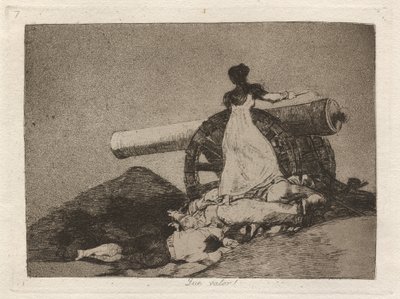 Welch ein Mut! von Francisco de Goya