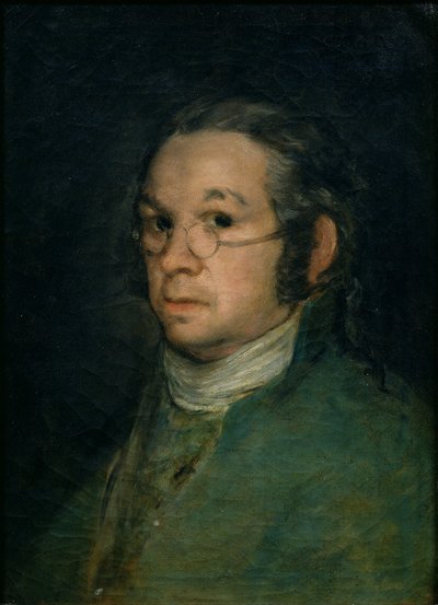 Selbstporträt mit Brille von Francisco de Goya