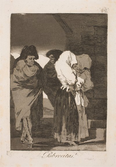 Arme Mädchen von Francisco de Goya