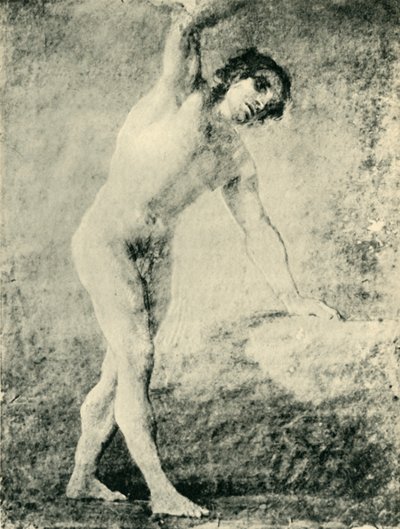 Stehender männlicher Akt, 1789, 1943 von Francisco de Goya