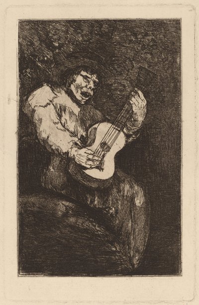 Der blinde Sänger von Francisco de Goya