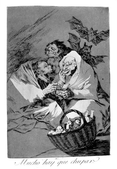 Es gibt viel zu saugen, 1799 von Francisco de Goya