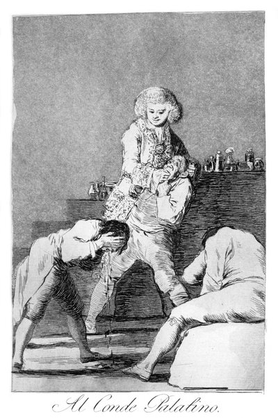An den Pfalzgrafen, 1799 von Francisco de Goya