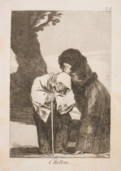 Pssst von Francisco de Goya