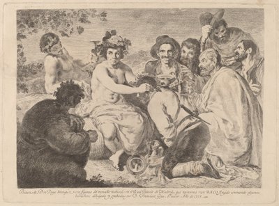 Bacchus von Francisco de Goya after Diego Velázquez