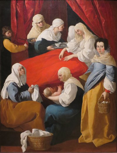 Geburt der Jungfrau Maria von Francisco de Zurbaran