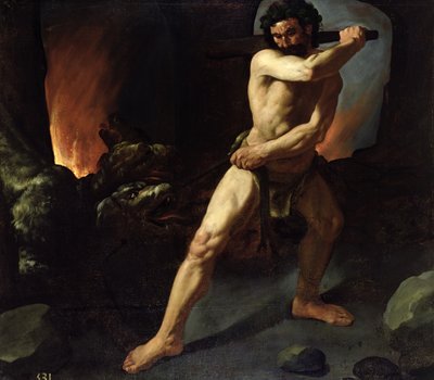 Herkules und Cerberus, ca. 1634 von Francisco de Zurbaran