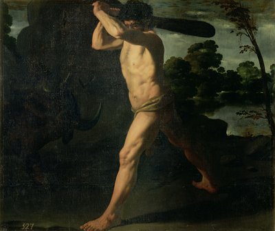 Herkules und der kretische Stier von Francisco de Zurbaran