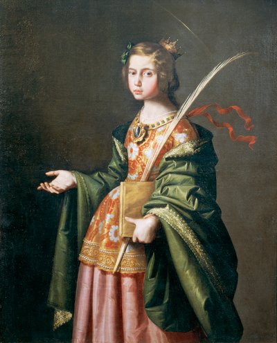 Porträt von Elisabeth von Thüringen von Francisco de Zurbaran