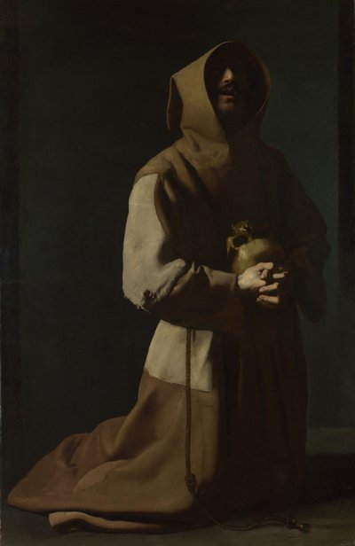 Der heilige Franziskus in Meditation, 1635-1640 von Francisco de Zurbaran