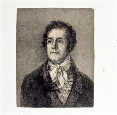 Der Drucker Gaulon von Francisco de Goya