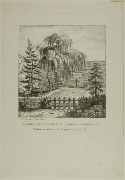 Grab von Ludwig XVI. von Francois Alexandre Pernot