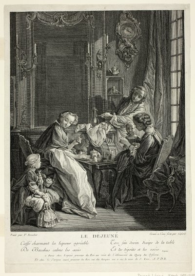 Frühstück von Francois Bernard Lepicie