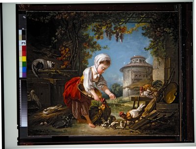 Die kleine Bauernmagd von François Boucher