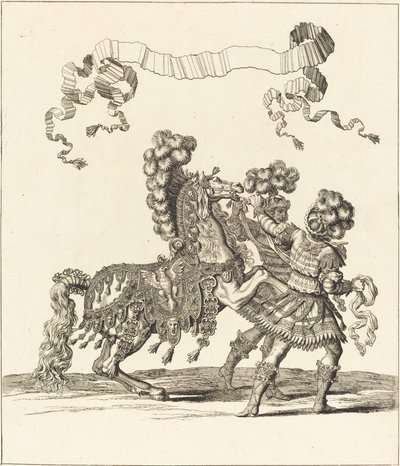 Cheval de Main et Palfreniers Romains von Francois Chauveau