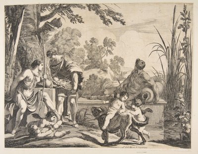Meleager und Atalanta, 1643 von Francois Chauveau