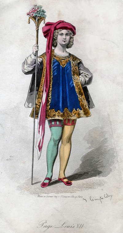 Page, Ludwig XII., 19. Jahrhundert von Francois Claudius Compte Calix