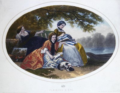 Die Freuden des Sommers von Francois Claudius after Compte Calix