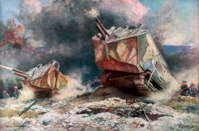 Französischer Panzerangriff, Juli 1918, 1926 von Francois Flameng