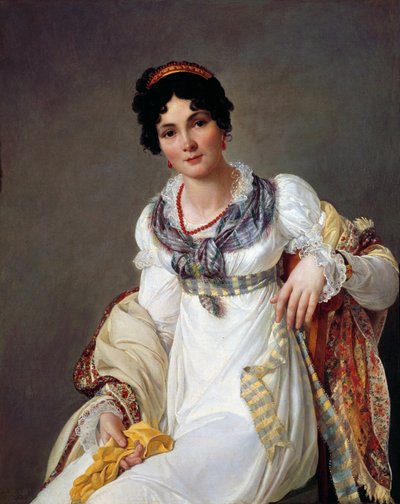 Porträt einer Frau von Francois Henri Mulard
